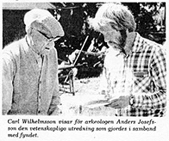 Bild från artikel om Hallonflickan i Falköpings tidning 1983