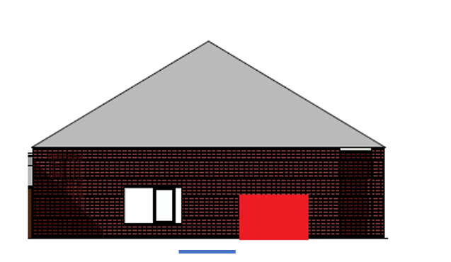 Exempel på fasadritning och brandteknisk klass