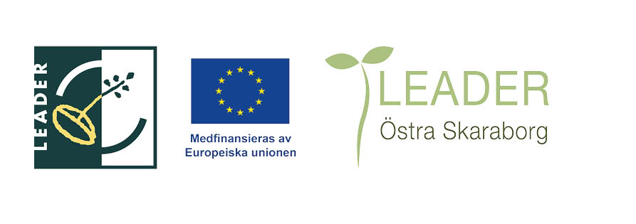 Logotype för Leader och EU